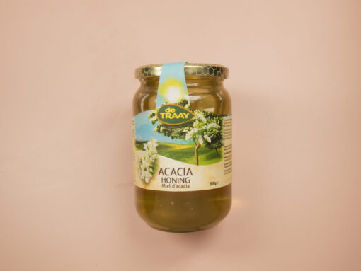 Acaciahoning pot 900 gram De Traay
