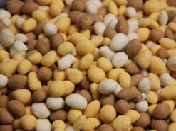 Gecoate pinda's en noten