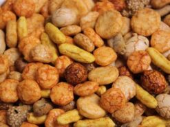 Rijstzoutjes en crackers